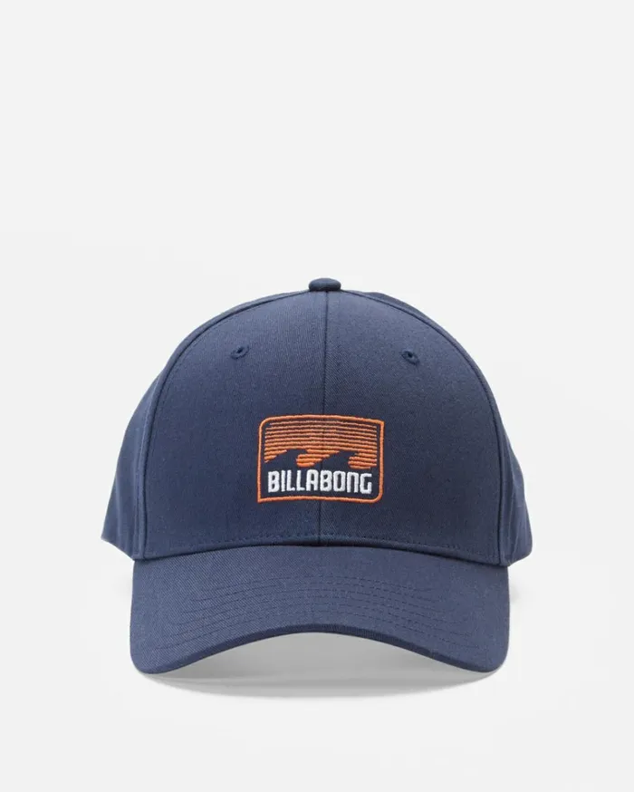 Walled Snapback Hat Navy Men Billabong Hats