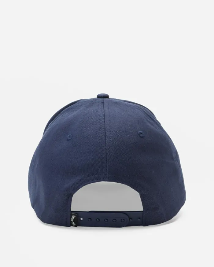 Walled Snapback Hat Navy Men Billabong Hats