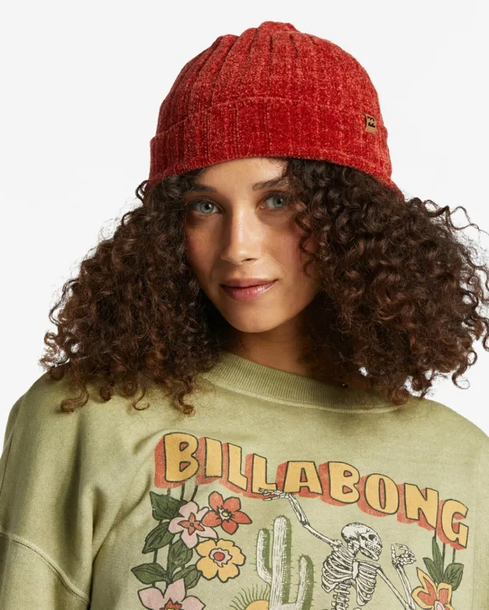 Warm Up Knit Beanie Red Rock Women Billabong Hats and Beanies