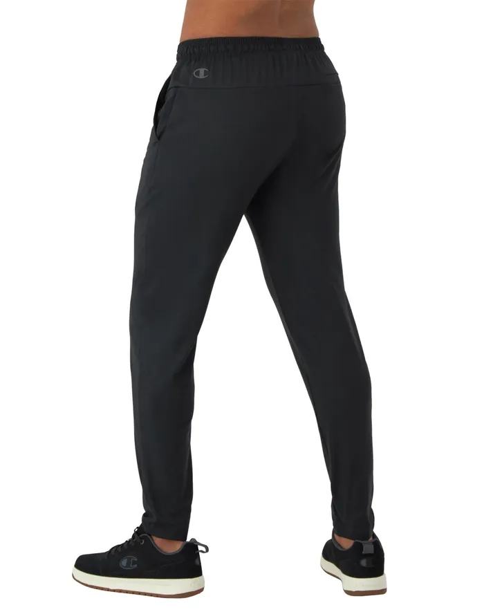 Weekender Athletic Pants Moisture Wicking Anti Odor 29034 Black Men Champion Pants and Joggers