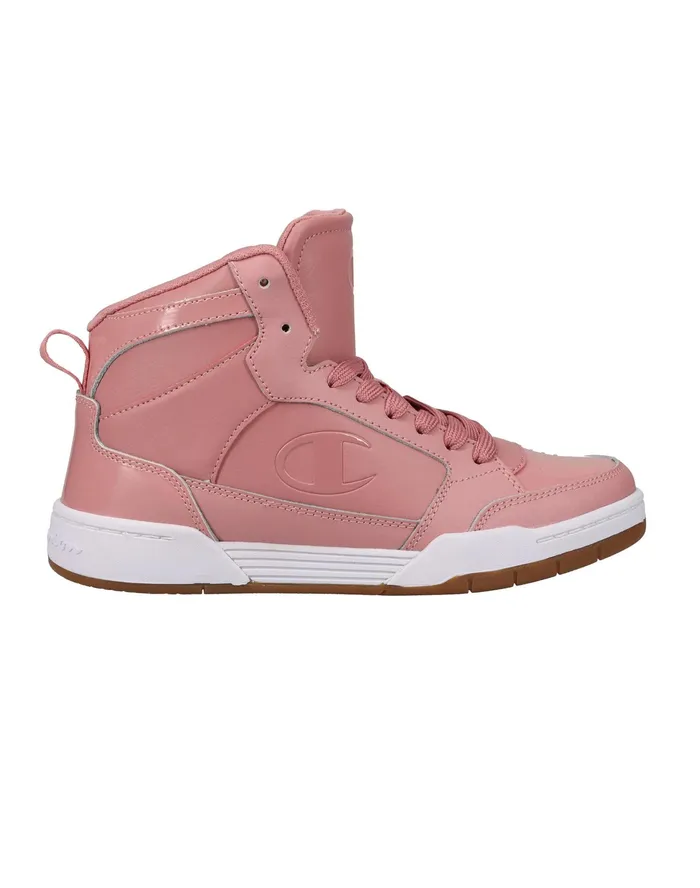 Women039S Arena Power Hi Shoes Rose Pinkwhite Women Champion Court