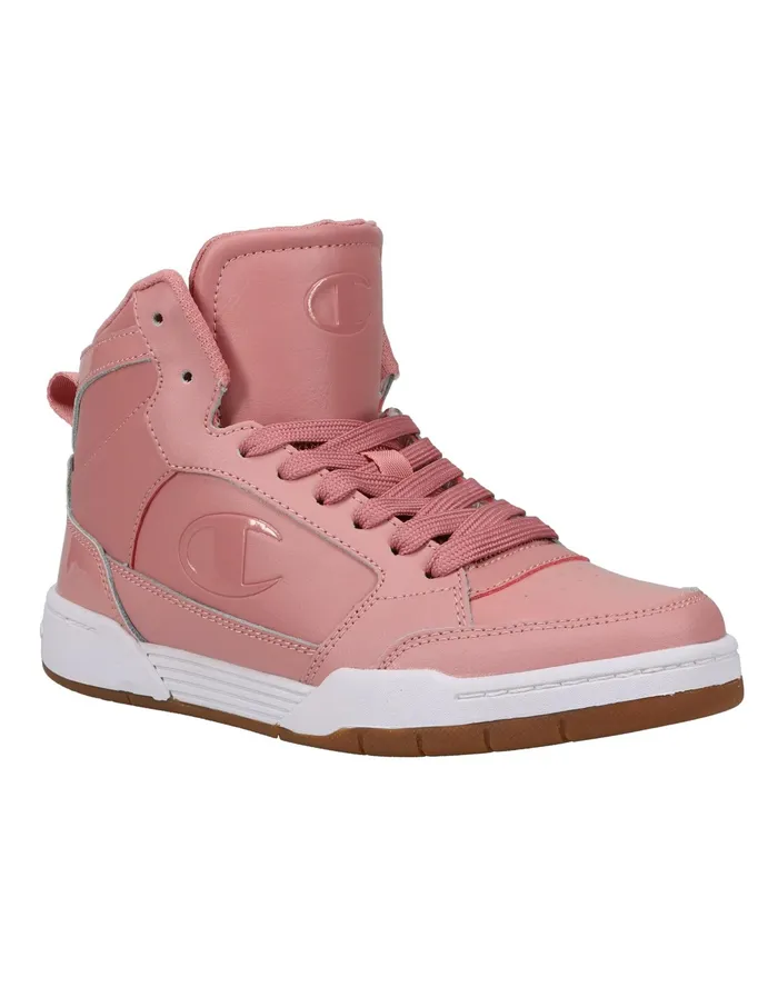 Women039S Arena Power Hi Shoes Rose Pinkwhite Women Champion Court