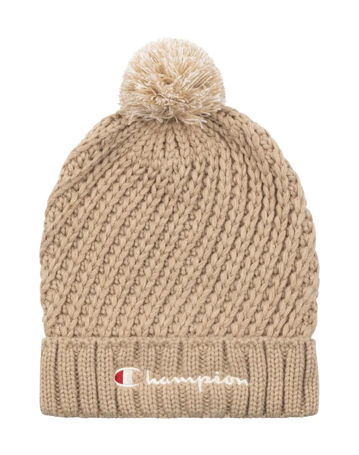 Women039S Twist Chunky Rib Cuff Beanie Country Walnut Women Champion Hats
