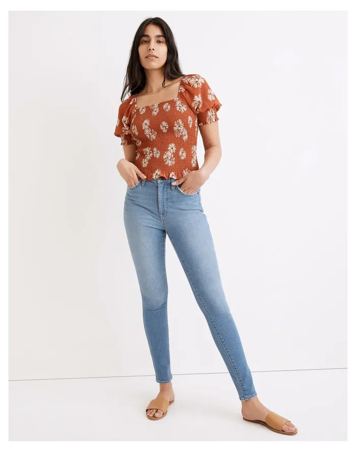 Women 10034 High Rise Skinny Jeans In Ferndale Wash Ferndale Wash Madewell Jeans