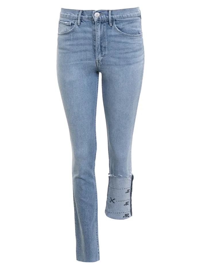 Women 32151 8211 DIY Straight Jeans In Light Blue The UNDONE Denim