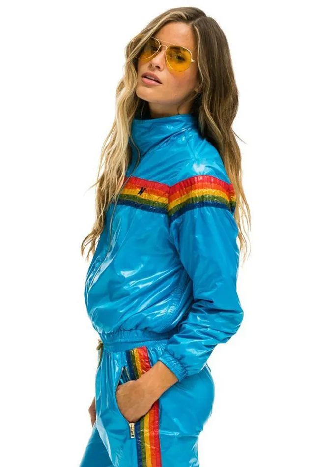 Women 5 STRIPE WINDBREAKER 8211 DRESDEN Aviator Nation Outerwear Women 5 STRIPE WINDBREAKER 8211 DRESDEN Aviator Nation Outerwear