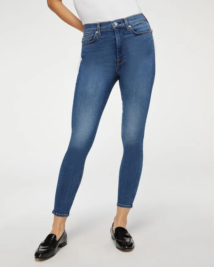 Women 7 For All Mankind Ankle Slim Illusion High Waist Ankle Skinny In Love Story