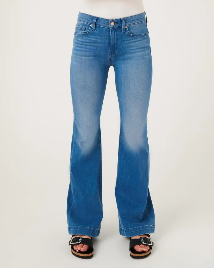 Women 7 For All Mankind Dojo Dojo In Surf Blue