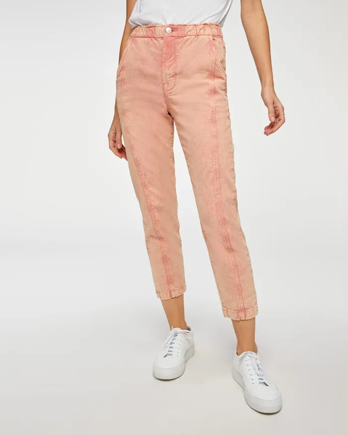Women 7 For All Mankind Pants Slim Jogger In Mineral Rose
