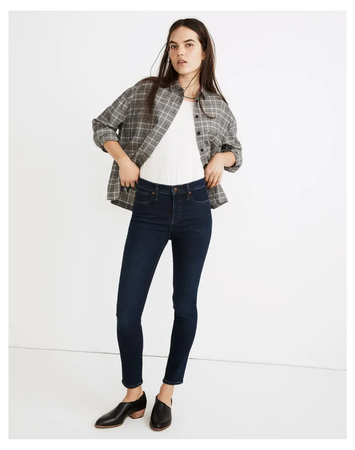Women 9034 Mid Rise Skinny Jeans In Orland Wash Orland Wash Madewell Jeans