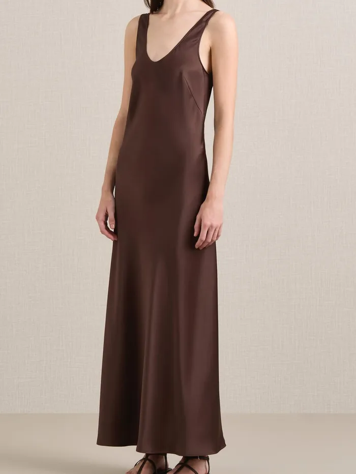 Women AEmery 8211 Esther Dress In Chocolate Brown The UNDONE Dresses