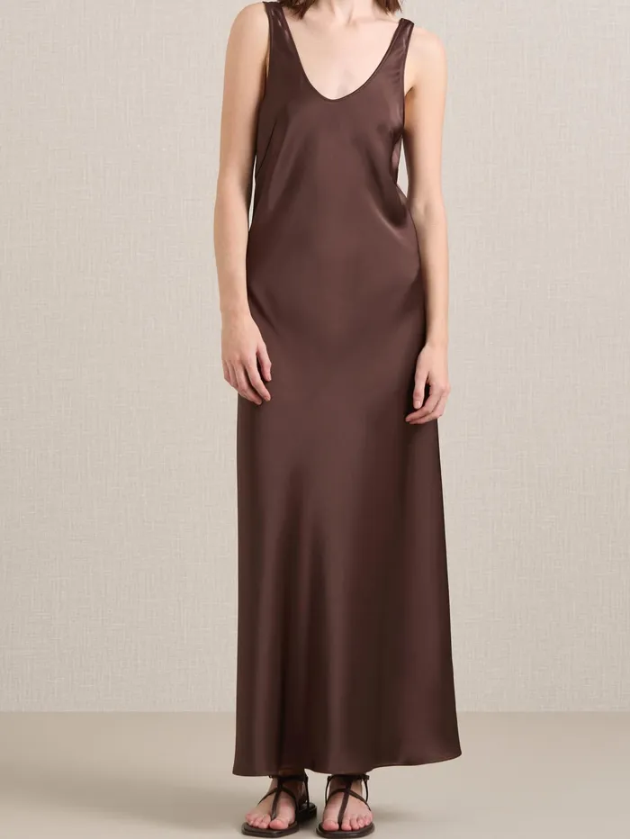 Women AEmery 8211 Esther Dress In Chocolate Brown The UNDONE Dresses
