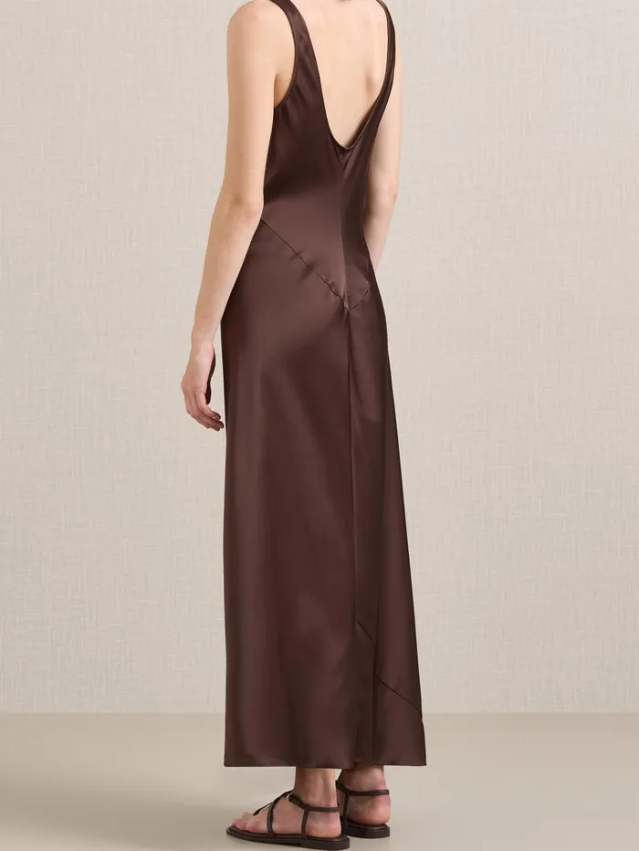 Women AEmery 8211 Esther Dress In Chocolate Brown The UNDONE Dresses