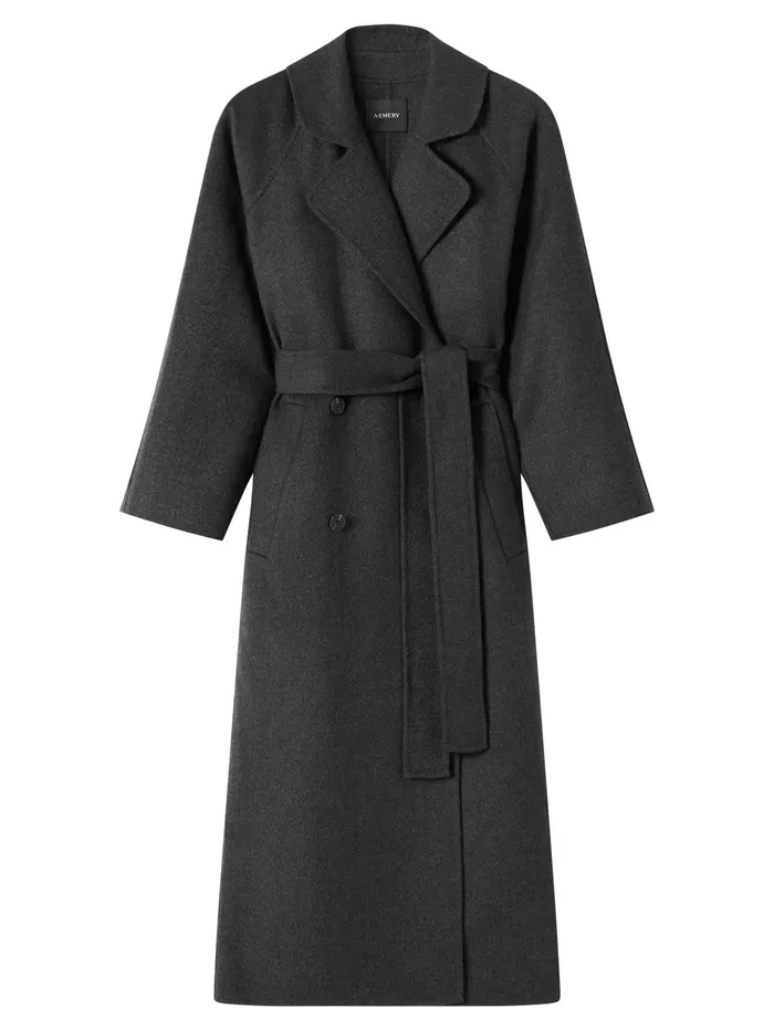 Women AEmery 8211 Evans Coat In Charcoal Melange The UNDONE Jackets