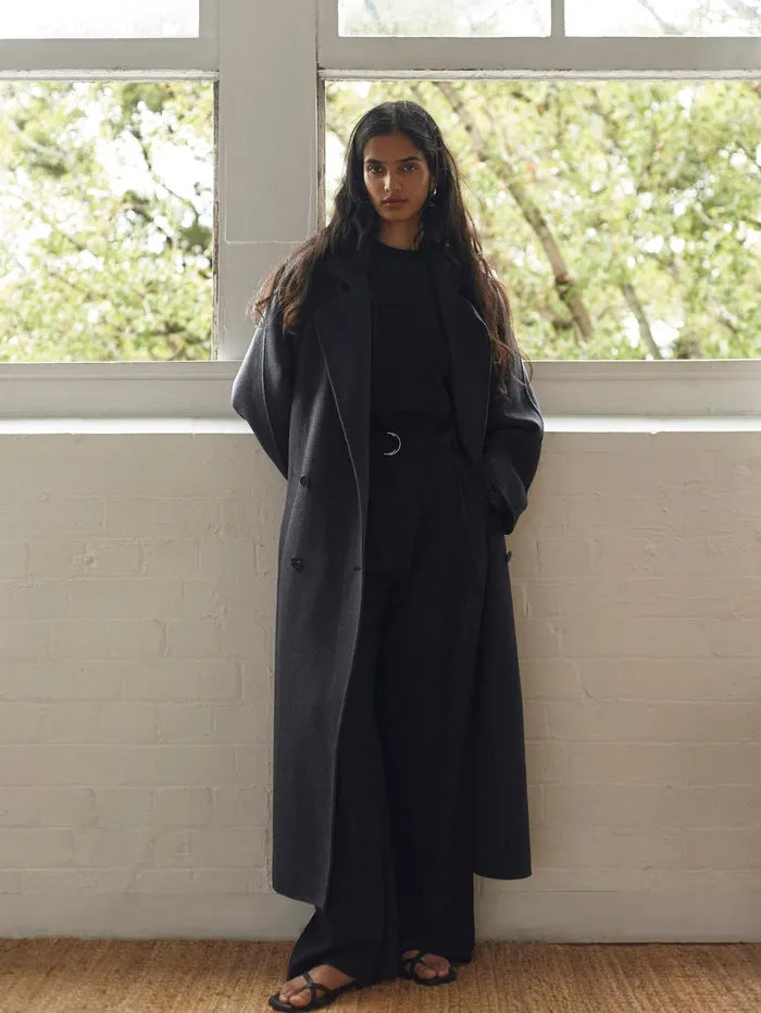 Women AEmery 8211 Evans Coat In Charcoal Melange The UNDONE Jackets