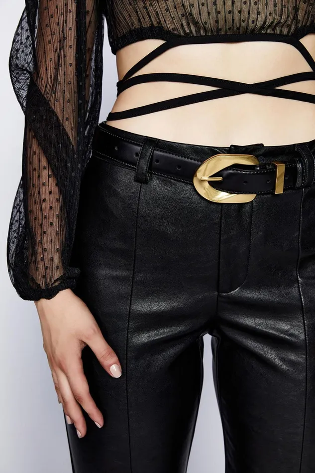 Women Accessories Bardot Eve Belt In Black Gold Black Gold Women Accessories Bardot Eve Belt In Black Gold Black Gold