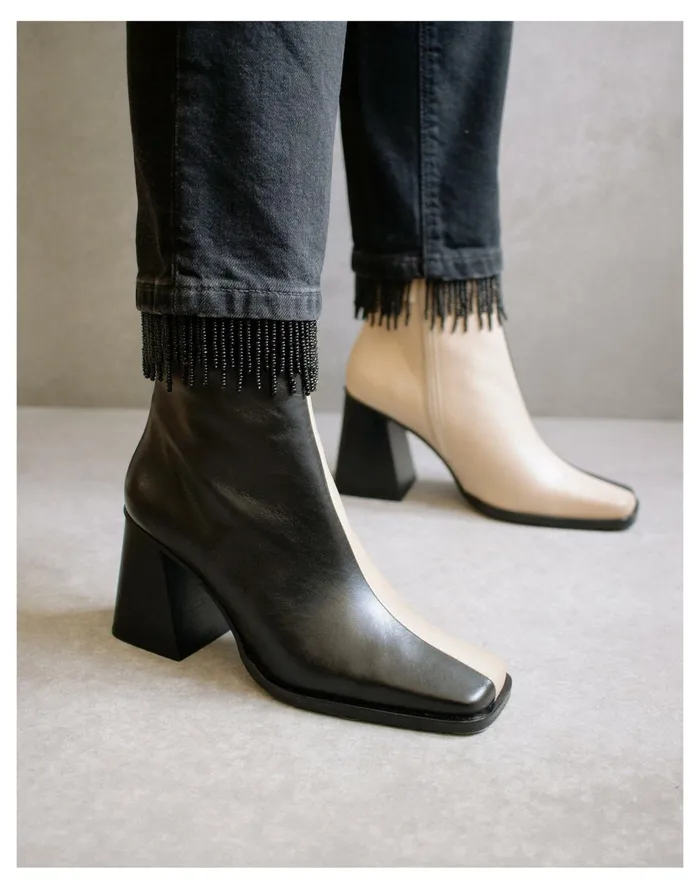 Women ALOHAS Leather South Bicolor Boots Multi Madewell Boots Women ALOHAS Leather South Bicolor Boots Multi Madewell Boots