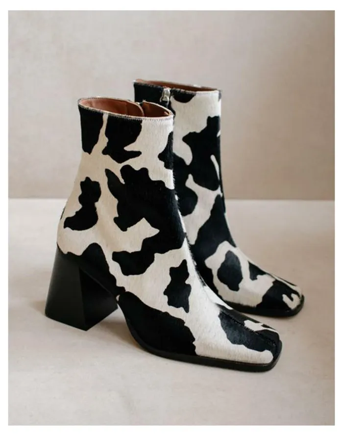 Women ALOHAS South Cow Multi Pattern Madewell Boots Women ALOHAS South Cow Multi Pattern Madewell Boots