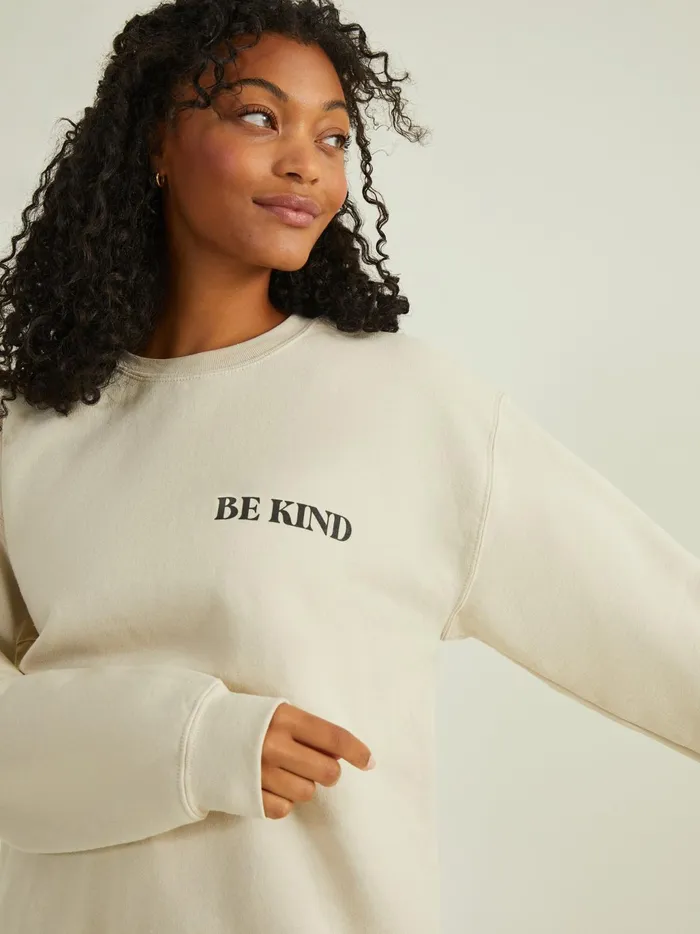 Women Altar039d State Activewear Be Kind Sweatshirt Beige