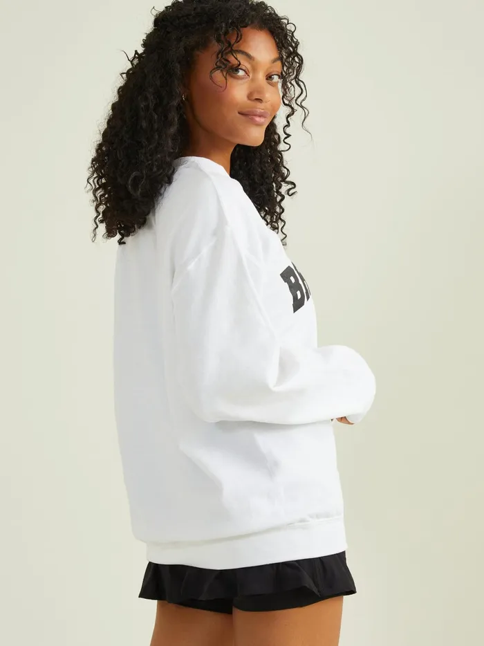 Women Altar039d State Activewear Brooklyn Graphic Sweatshirt White