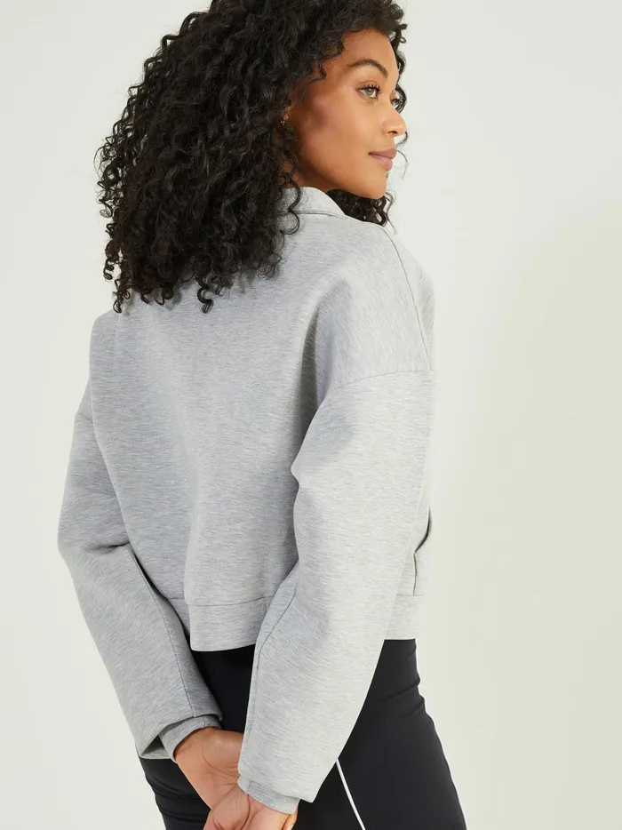 Women Altar039d State Activewear Cloud Nine Quarter Zip Pullover Hgrey