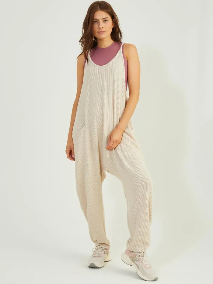 Women Altar039d State Activewear Go Easy Ribbed OnePiece Oat