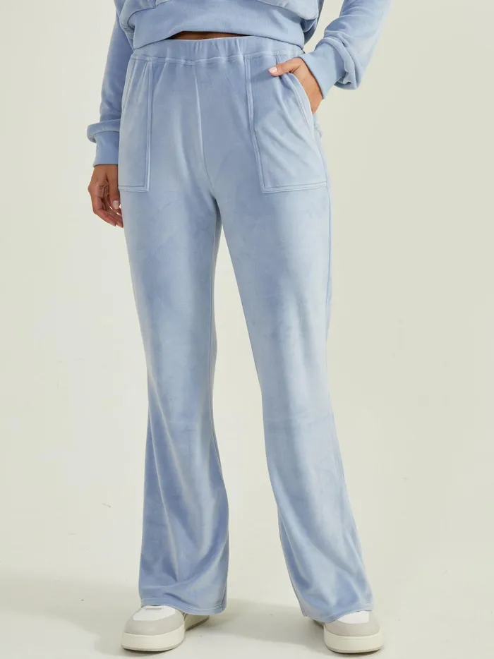 Women Altar039d State Activewear Let Up Velour Sweatpants Zenblue
