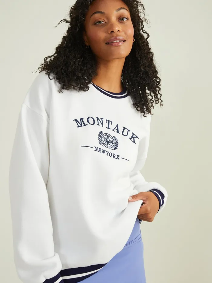 Women Altar039d State Activewear Montauk Ny Sweatshirt Navy