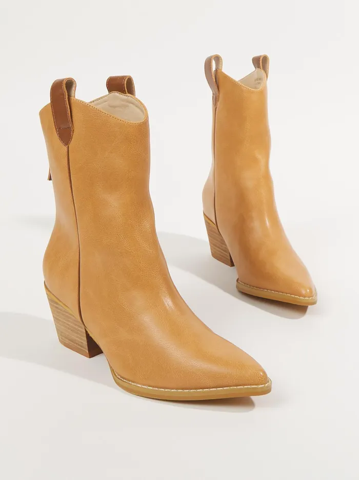Women Altar039d State Boots Booties Brooklyn Western Booties Tan