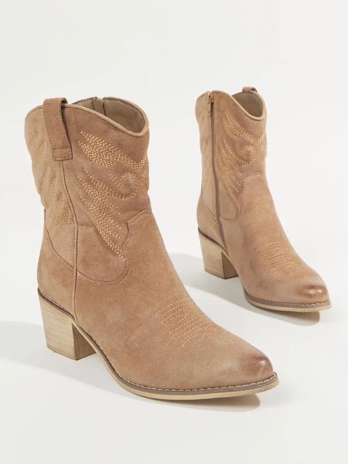 Women Altar039d State Boots Booties Remy Mini Western Boots Taupe