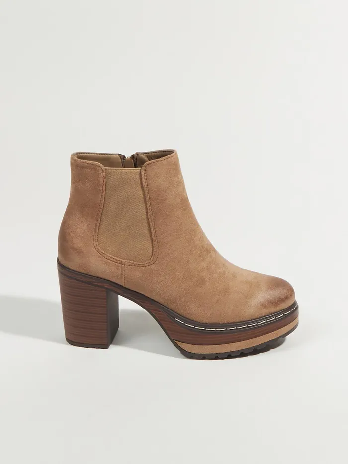 Women Altar039d State Boots Booties Sonata Platform Booties Taupe