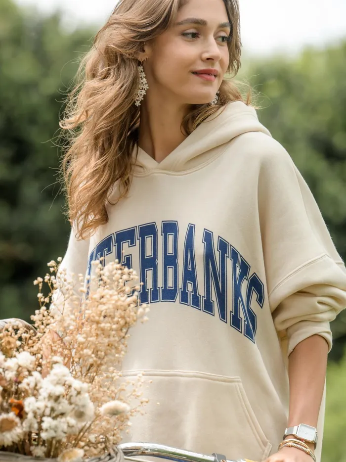 Women Altar039d State Graphics Outer Banks Oversized Hoodie Birch