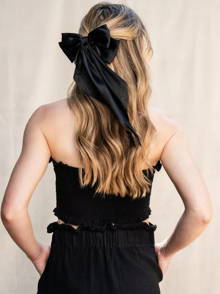 Women Altar039d State Hair Accessories Bethany Hair Bow Black