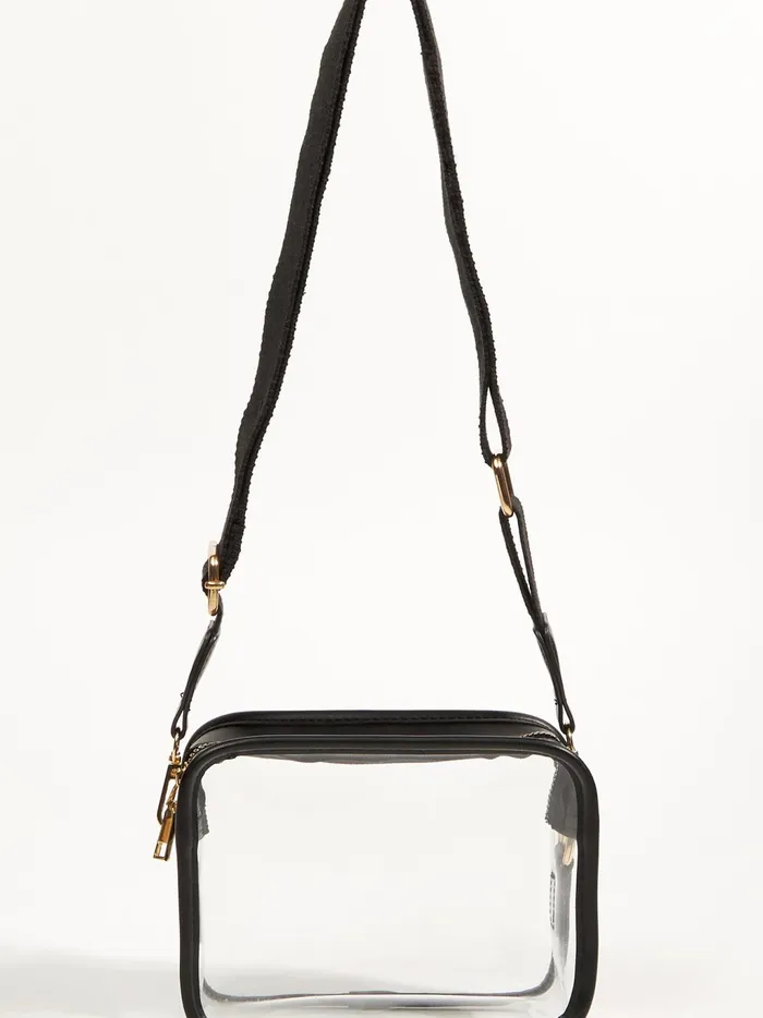 Women Altar039d State Handbags Clear Crossbody Camera Bag Black