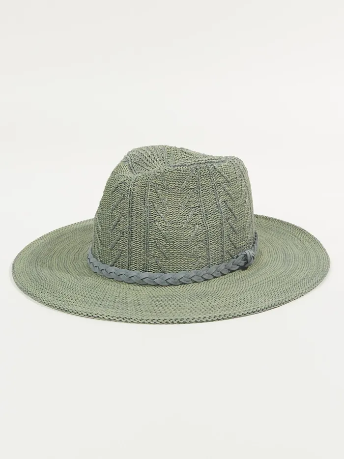 Women Altar039d State Hats Textured Braided Band Structured Hat Darksage