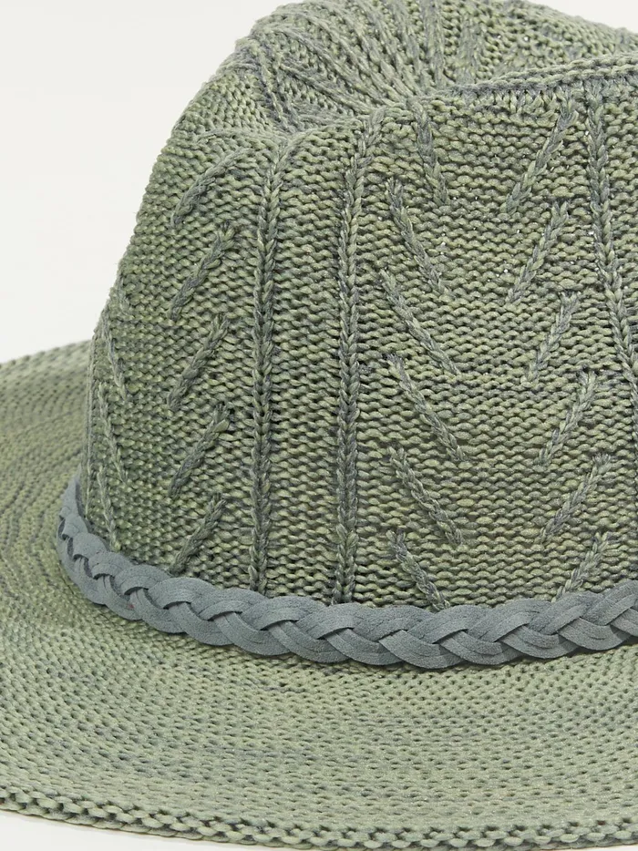 Women Altar039d State Hats Textured Braided Band Structured Hat Darksage