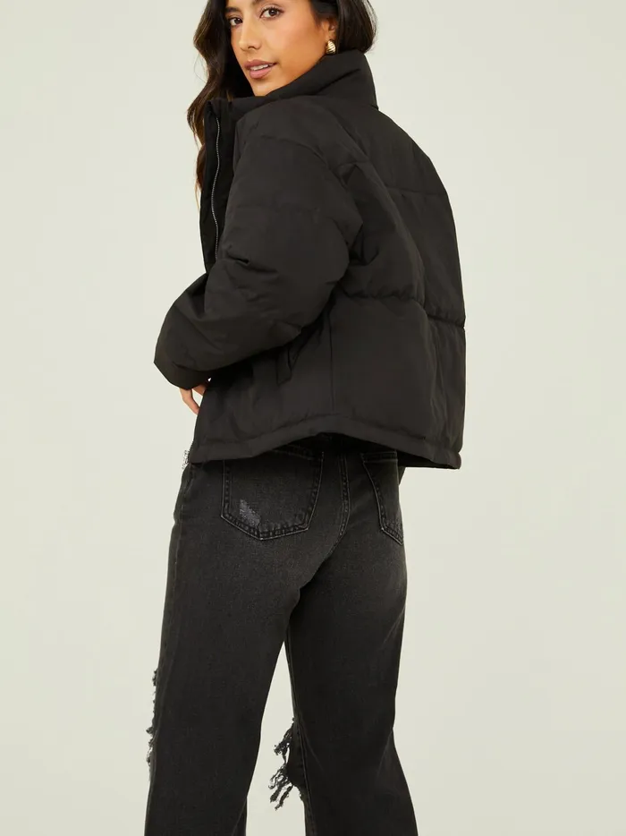 Women Altar039d State Jackets Casey Puffer Jacket Black
