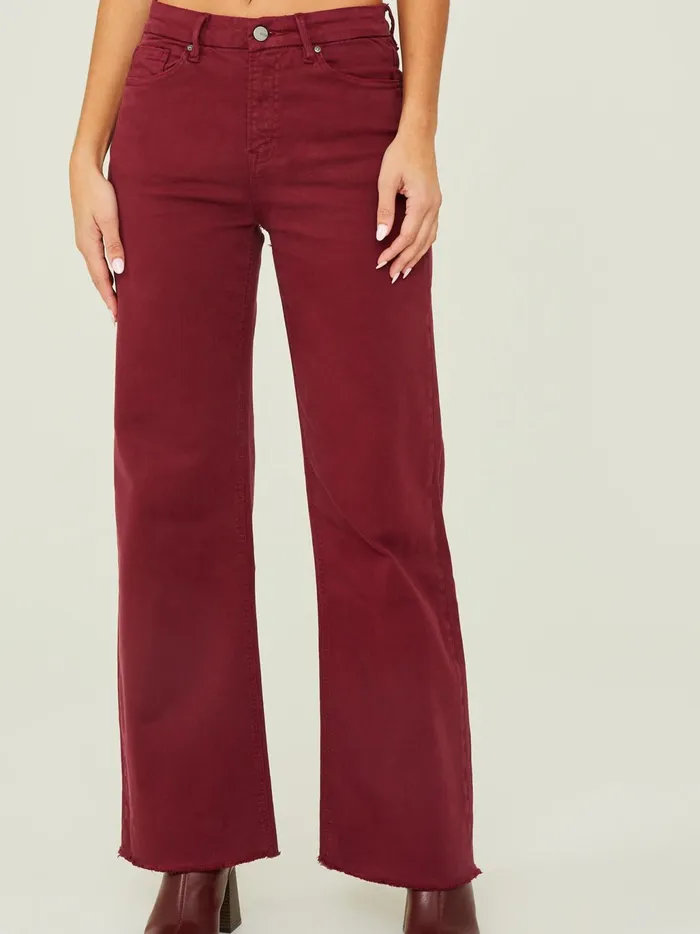 Women Altar039d State Pants Luna Straight Leg Pants Burgundy