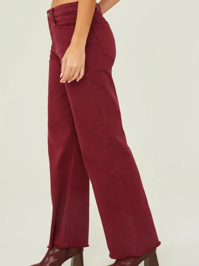 Women Altar039d State Pants Luna Straight Leg Pants Burgundy