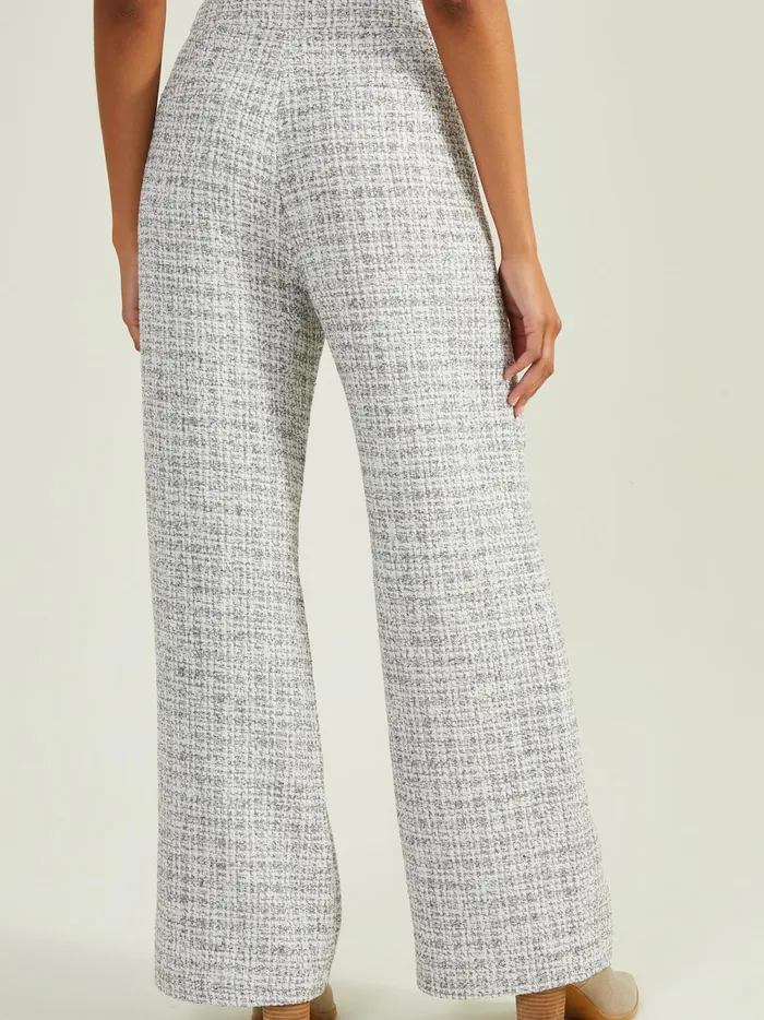Women Altar039d State Pants Odessa Tweed Trouser Pants Ivoryblack