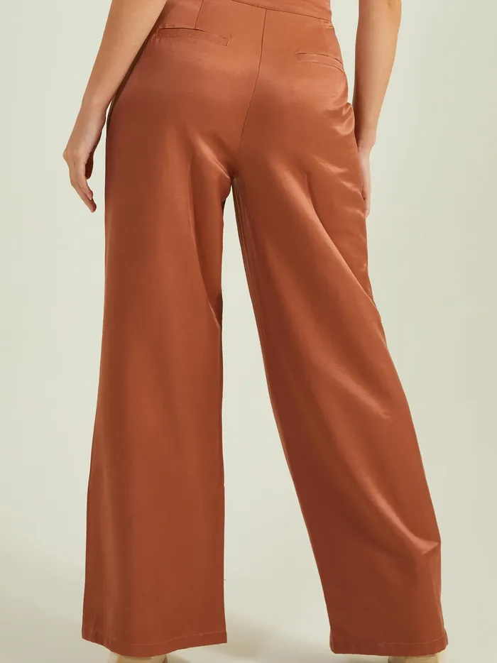 Women Altar039d State Pants Storm Satin Trousers Russet