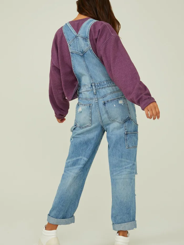 Women Altar039d State Rompers Jumpsuits Abbi Distressed Overalls Mediumwash