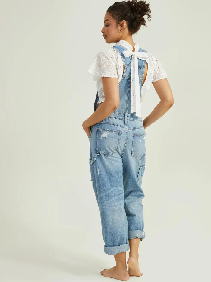 Women Altar039d State Rompers Jumpsuits Abbi Distressed Overalls Mediumwash
