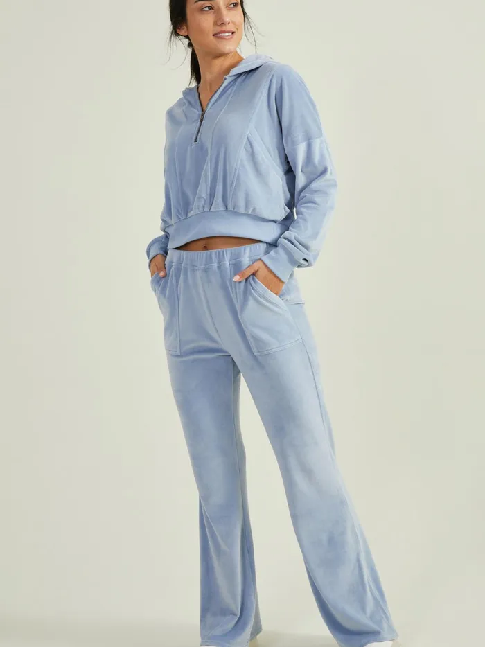 Women Altar039d State Sleep Lounge Emerson Velour Lounge Pants Zenblue