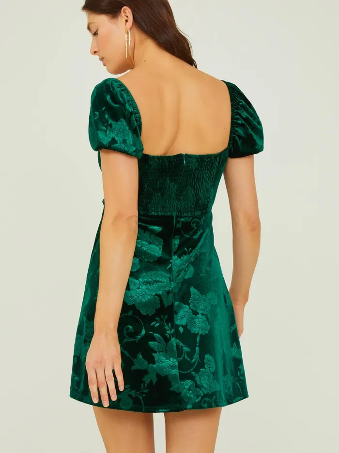 Women Altar039d State Special Occasion Antonella Velvet Dress Hunter