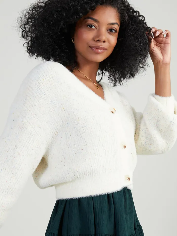 Women Altar039d State Sweaters Ivii Confetti Cardigan Ivorymulti