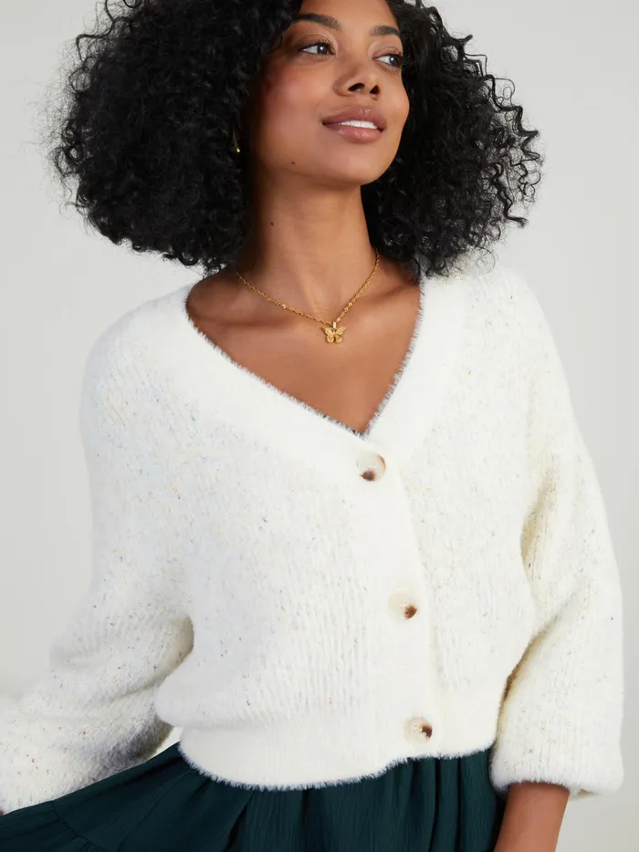 Women Altar039d State Sweaters Ivii Confetti Cardigan Ivorymulti