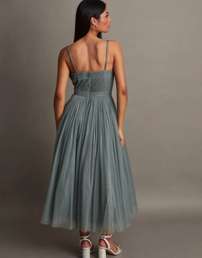 Women Amber Corsage Midi Dress Green Monsoon Occasionwear