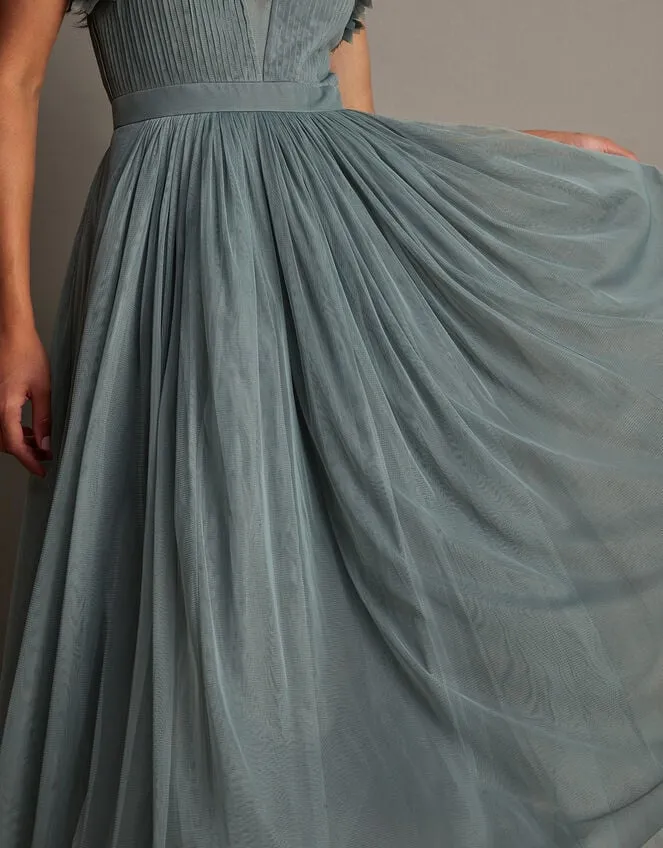 Women Amber Corsage Midi Dress Green Monsoon Occasionwear