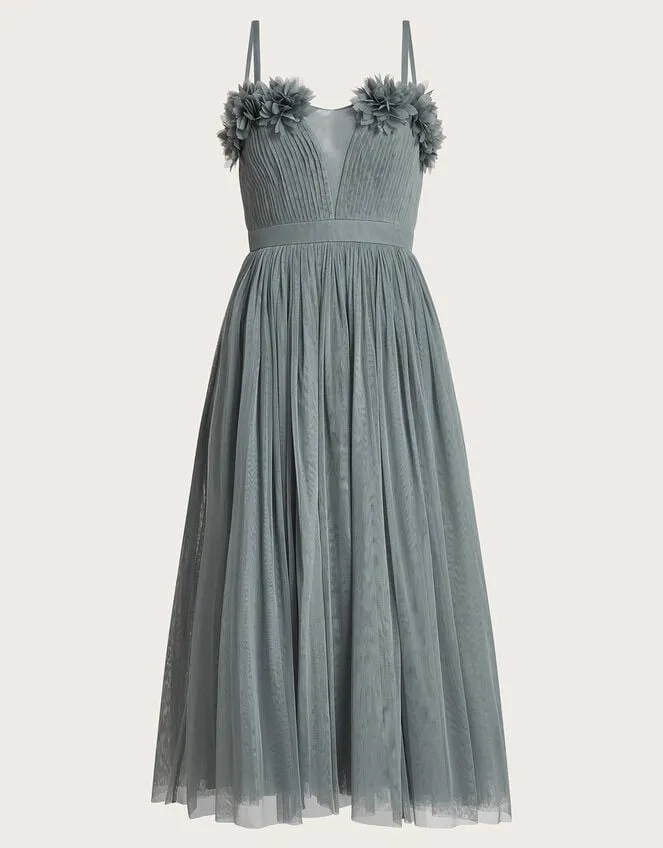 Women Amber Corsage Midi Dress Green Monsoon Occasionwear